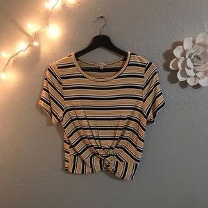 Striped Crop Top